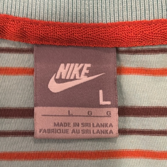 Nike Men’s Striped Collared Shirt Size L - Picture 4 of 4